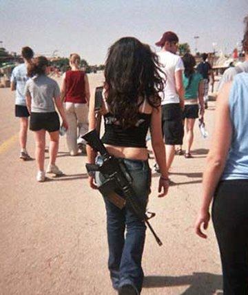 How can you not get behind a country full of hot chicks with guns
